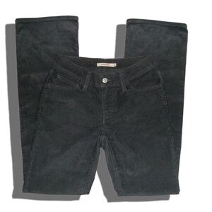 Levi's Women's Dark Gray Straight Leg Jeans